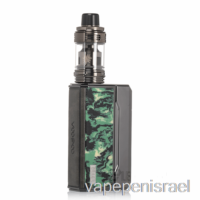 חד פעמי Vape Israel Voopoo Drag 4 177w ערכת התחלה אקדח מתכת + ירוק יער